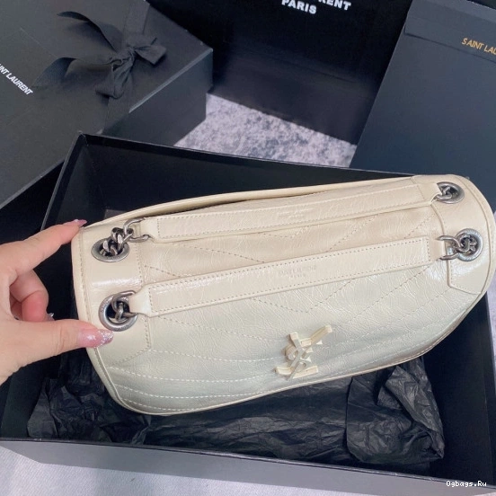 YSL LEATHER-28*20*8CM NIKI MEDIUM IN VINTAGE 0707